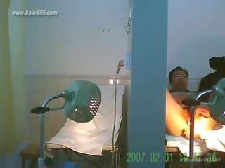 Peeping chinese woman gynecologial examination.1